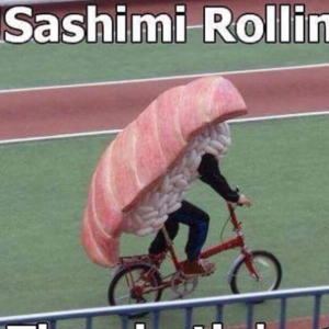 Sashimi rollin they hati...